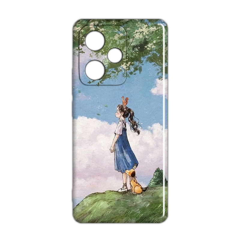 کاور مدل دخترانه کد 244 مناسب برای گوشی موبایل شیائومی Redmi 13