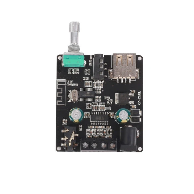 عکس شماره 13 : ماژول آمپلی فایر بلوتوثی مدل 50w_x2 کد a type usb