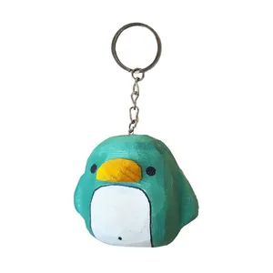 سرکلیدی چوبی مدل پنگوئن