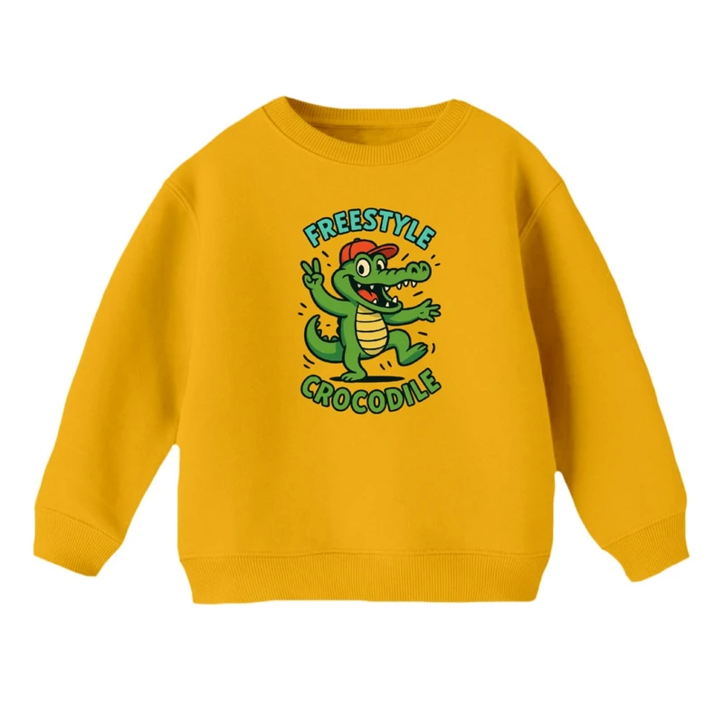 سویشرت بچگانه مدل کروکدیل خوشحال 