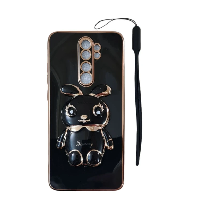  کاور مدل 3D طرح خرگوش کد 820 مناسب برای گوشی موبایل شیائومی Redmi Note 8 Pro به همراه بند آویز