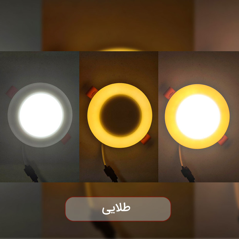 پنل ال ای دی 12 وات پرشین لایت مدل 3 حالته طرح توکار گرد