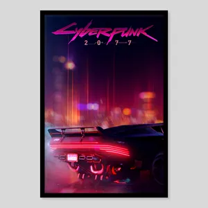 تابلو نوری بکلیت طرح کیمینگ cyberpunk مدل B-GHN038