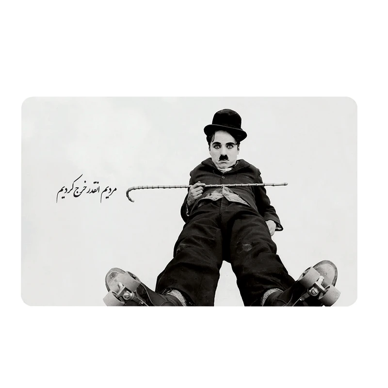 استیکر کارت مدل چارلی چاپلین