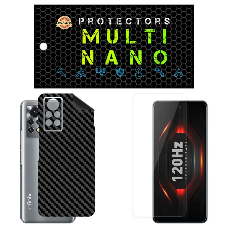 محافظ صفحه نمایش مولتی نانو مدل X-SFC مناسب برای گوشی موبایل اینفینیکس Note 11S به همراه برچسب پوششی
