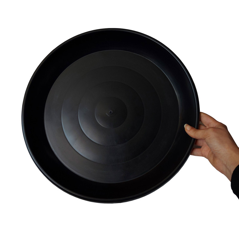 زیرگلدانی گل آذین مدل پلاستیکی گرد کد 171 بسته 2 عددی