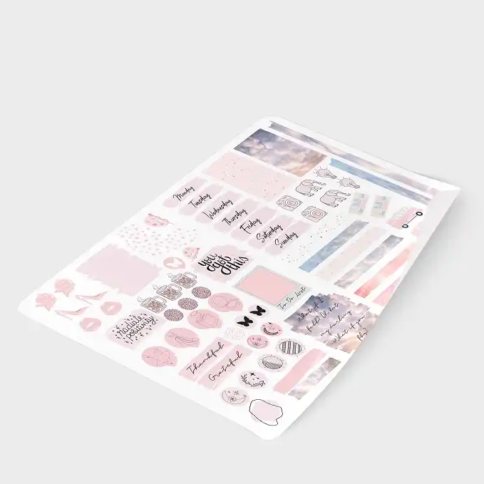 برچسب مدل برش نخورده طرح اسکرپ بوک و بولت ژورنال