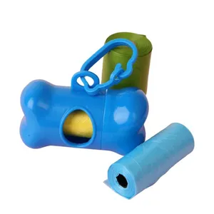 کیسه جمع آوری فضولات حیوانات خانگی کد10 بسته 3 عددی به همراه محفظه