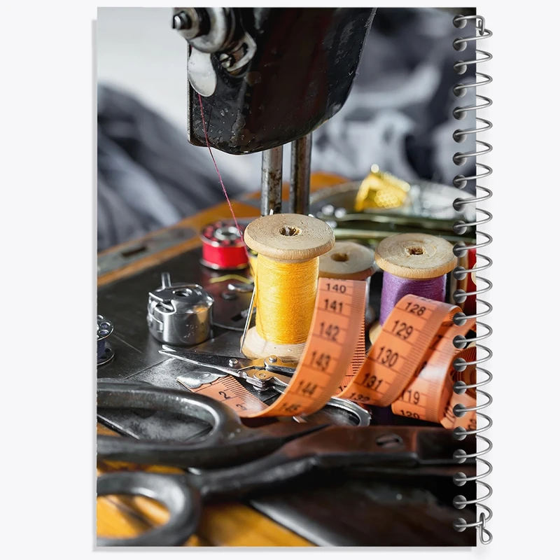 دفتر نقاشی 50 برگ خندالو طرح خیاطی و چرخ خیاطی کد F1486