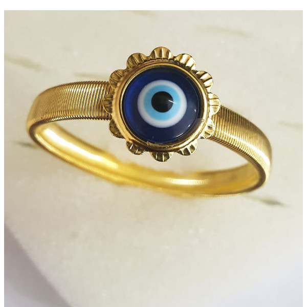 النگو دخترانه مدل چشم و نظر کد DD80