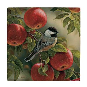 نقد و بررسی کاشی طرح پرنده و شاخه سیب کد wk3202 توسط خریداران