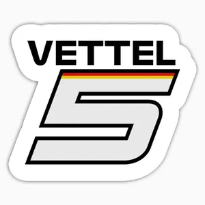 استیکر لپ تاپ و موبایل بووم طرح نوشته مدل S Vettel کد SM41 
