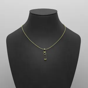 گردنبند طلا 18 عیار زنانه مدوپد مدل هندسی کد R2-1-1046