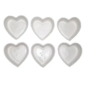 پیاله مدل قلبی مجموعه 6 عددی