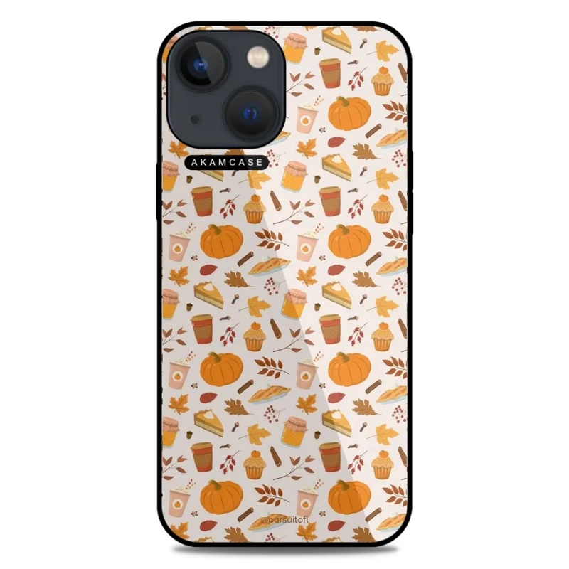 کاور آکام مدل AMC-WA13M-PUMPKIN-20 مناسب برای گوشی موبایل اپل iPhone 13 Mini
