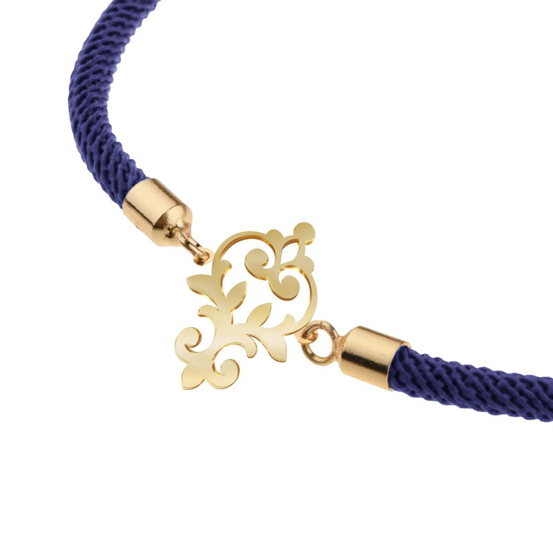 دستبند طلا 18 عیار زنانه مدوپد مدل اسلیمی کد D15-10629