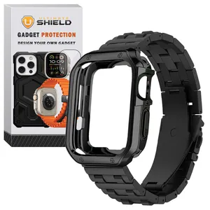 Ultimate Shield band model Prime 5Bead Lux suitable for Apple watch Series Se/1/2/3/4/5/6/7/8/9 size 42/44/45mm with cover