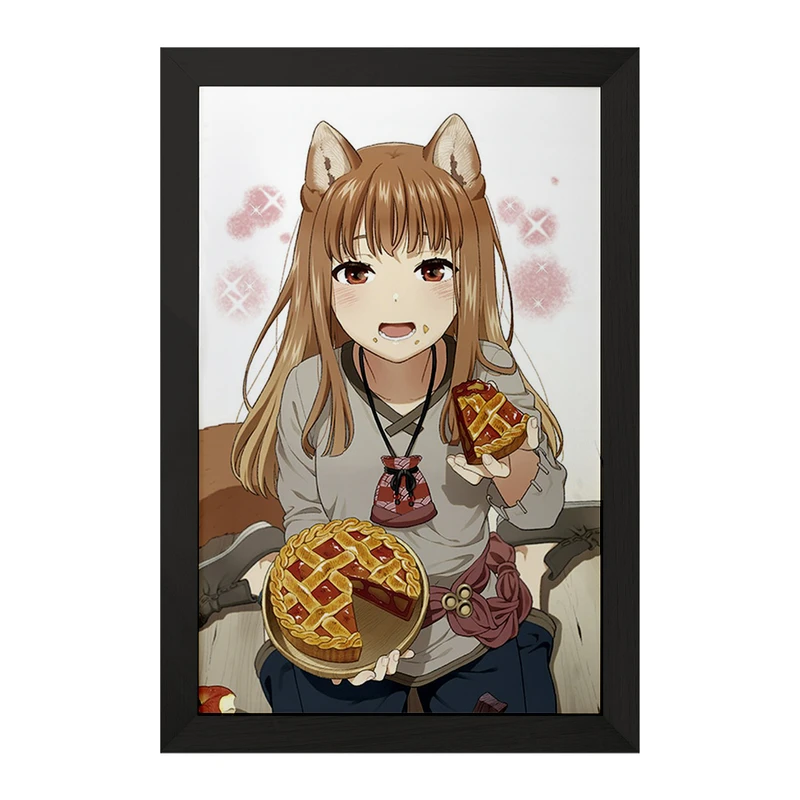 تابلو خندالو مدل هولو انیمه ادویه و گرگ کد 36094