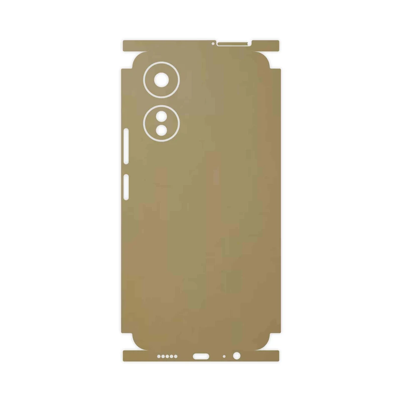 برچسب پوششی ماهوت مدل Matte-Gold-FullSkin مناسب برای گوشی موبایل آنر X5 Plus