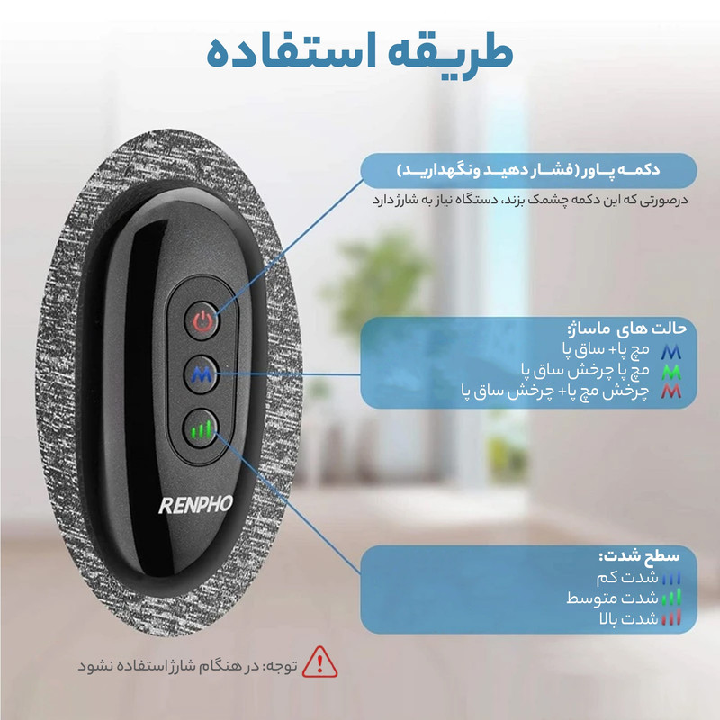 ماساژور پا رنفو مدل RP-alm073