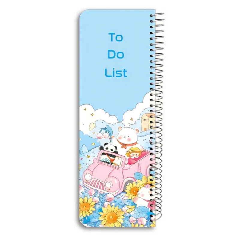 دفتر برنامه‌ریزی 90 برگ پایاپاب مدل تودولیست طرح خرس و پاندا