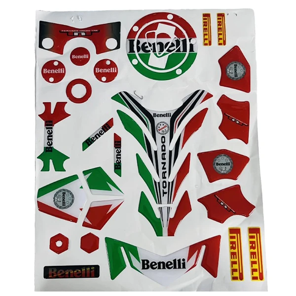 برچسب بدنه کامل موتور سیکلت وارون مدل W-83-ITALI مناسب برای بنلی 300 بسته 25 عددی