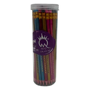 مداد مشکی ام کیو با درجه سختی HB مدل h49 بسته 48 عددی