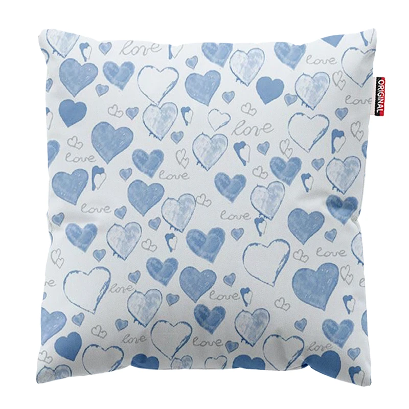   کوسن پاد آفرین طرح قلب کد 4842 سایز 30*30 سانتی متر