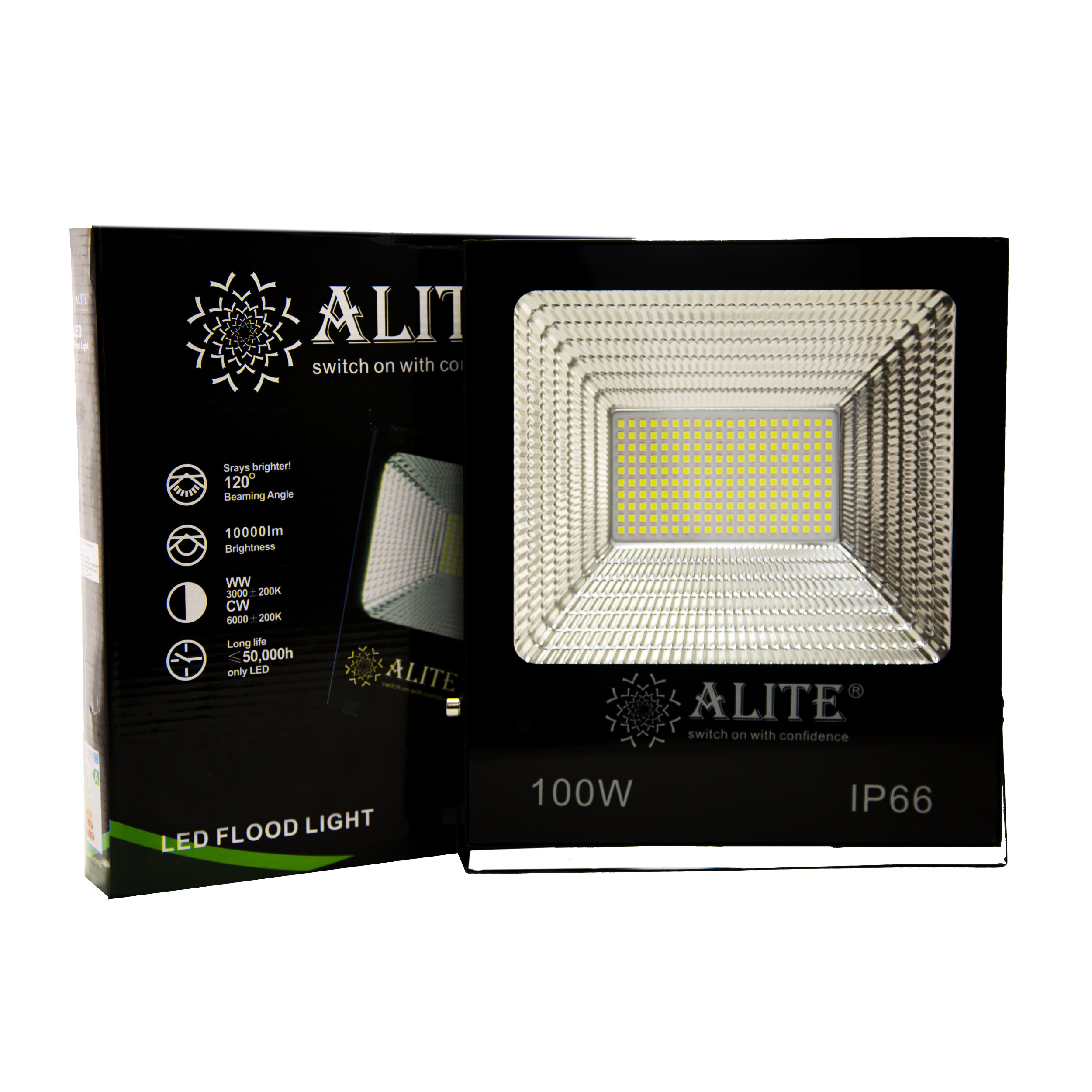 پرژکتور ال ای دی 100 وات ای لایت کد IP66