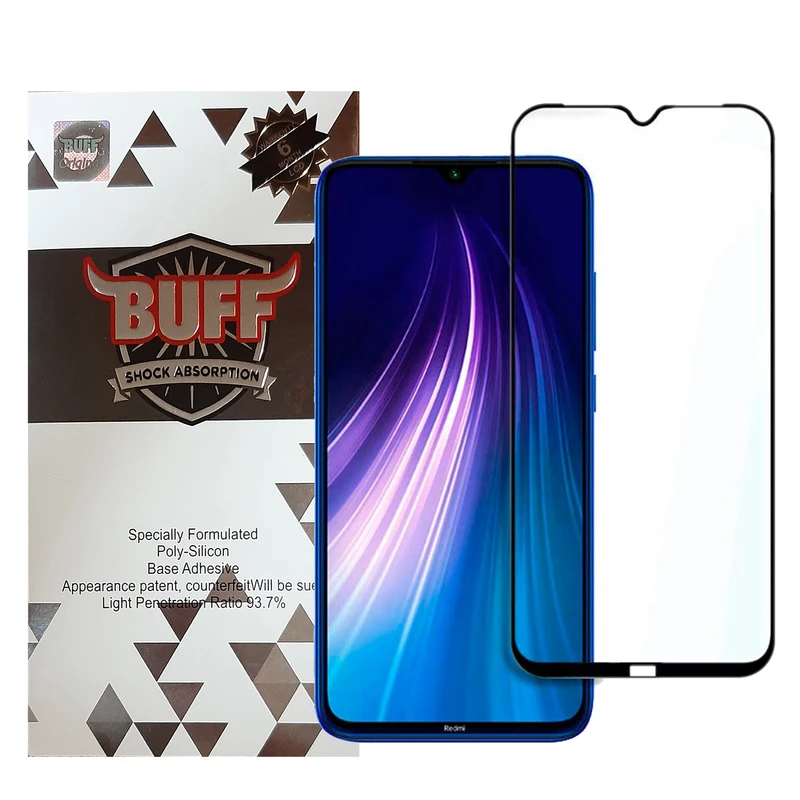 محافظ صفحه نمایش 5D بوف مدل F33-G مناسب برای گوشی موبایل شیائومی Redmi Note 8 / Redmi Note 8