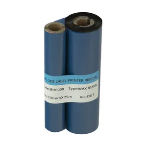 ریبون پرینتر لیبل زن مدل WAX RESIN 110mm x 75m