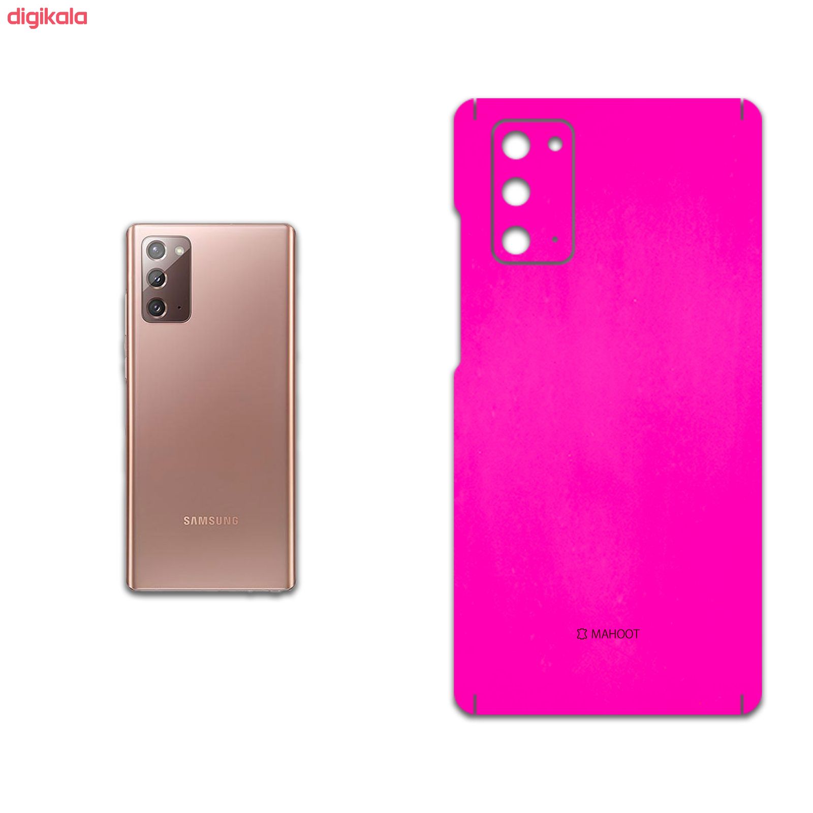 برچسب پوششی ماهوت مدل Phosphorus-Pink مناسب برای گوشی موبایل سامسونگ Galaxy Note20 main 1 1