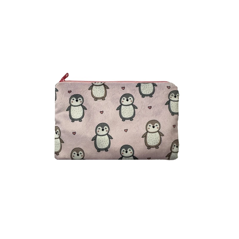 کیف لوازم آرایش دخترانه مدل پنگوئنی