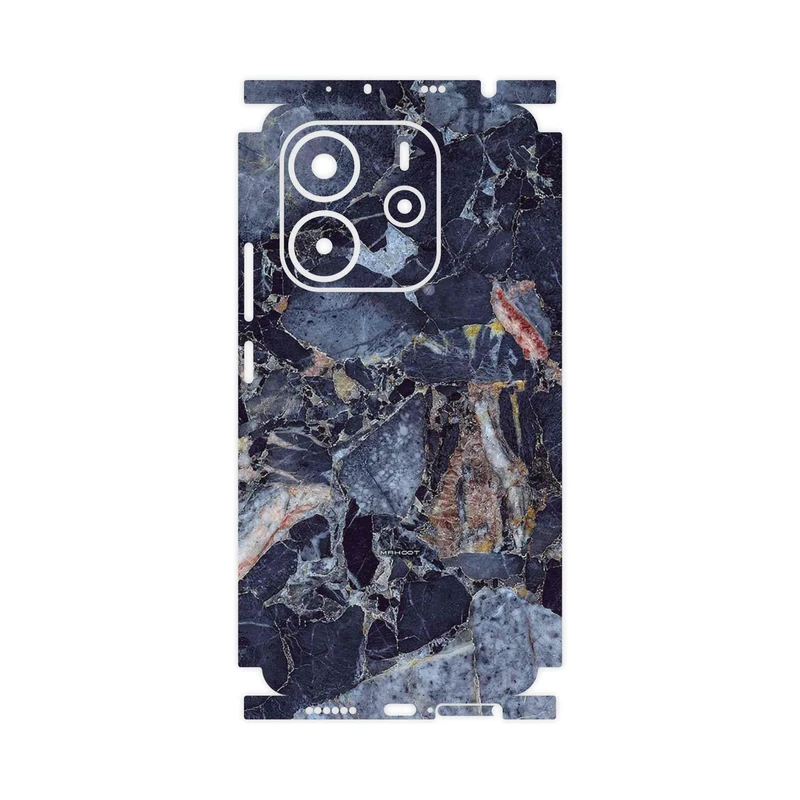 برچسب پوششی ماهوت مدل Broken black marble-FullSkin مناسب برای گوشی موبایل شیائومی Redmi Note 14 4G