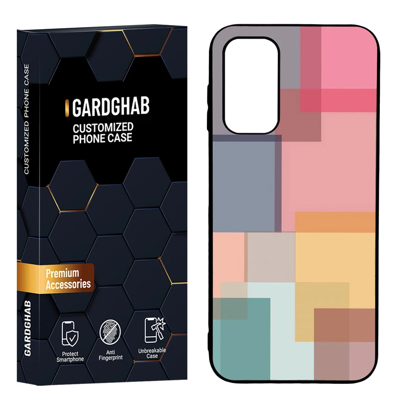 کاور گارد قاب مدل پشت گلس ساده مناسب برای گوشی موبایل سامسونگ Galaxy A14