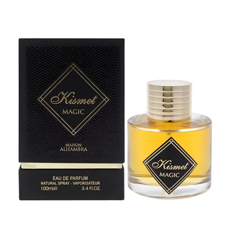 ادوپرفیوم مردانه و زنانه الحمبرا مدل kismet با رایحه گرم حجم 100 میلی‌لیتر