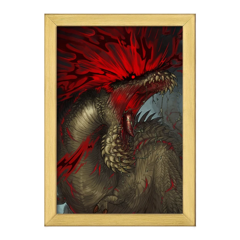 تابلو خندالو طرح بازی شکارچی هیولا (Monster Hunter) کد 33248