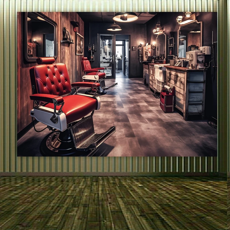  پوستر دیواری طرح سالن ارایشگاه کد BK1956