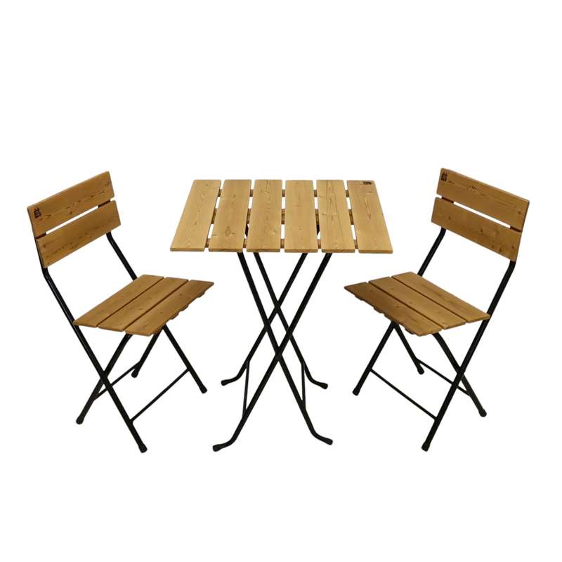 میز و صندلی ناهارخوری 2 نفره دسیچو مدل تاشو ترموود 2040