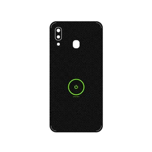 MAHOOT Minimal Power Button Cover Sticker for Samsung Galaxy A30