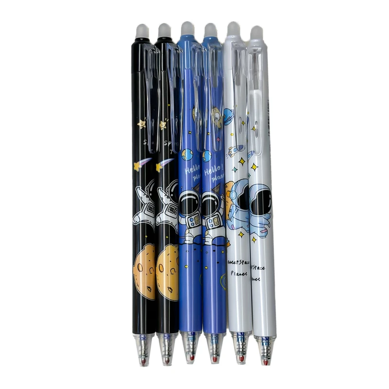 روان نویس مدل پاک کن دار طرح فضانورد بسته 6 عددی