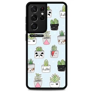AKAM AMC-WSGS21U-CACTUS-45 Cover For Samsung Galaxy S21 Ultra
