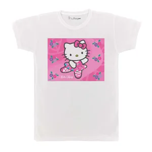 تی شرت بچگانه پرمانه طرح Kitty کد pmt.2380