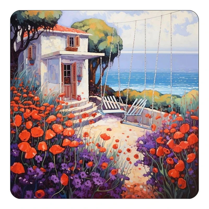 مگنت کاکتی طرح نقاشی رنگ روغن مدل mp71796