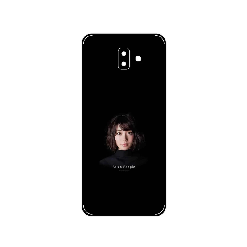 برچسب پوششی ماهوت مدل Portrait of an Asian Woman مناسب برای گوشی موبایل سامسونگ Galaxy J6 Plus