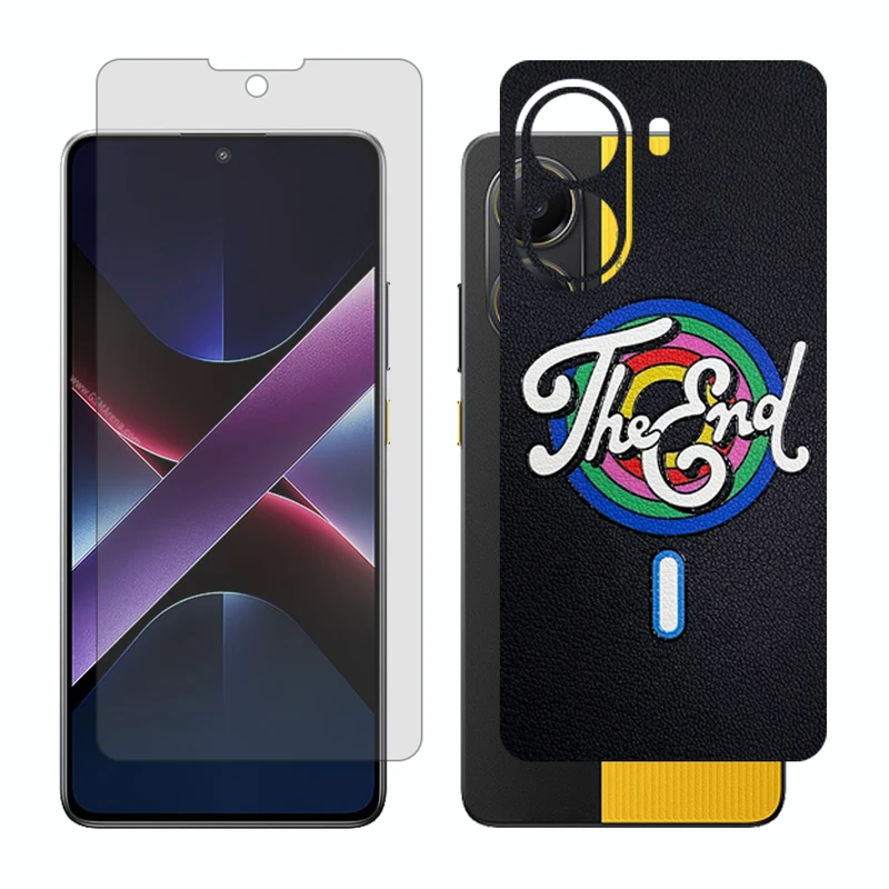 محافظ صفحه نمایش مات گلس مدل Together مناسب برای گوشی موبایل شیائومی Poco X7 Pro به همراه برچسب پوششی پشت گوشی