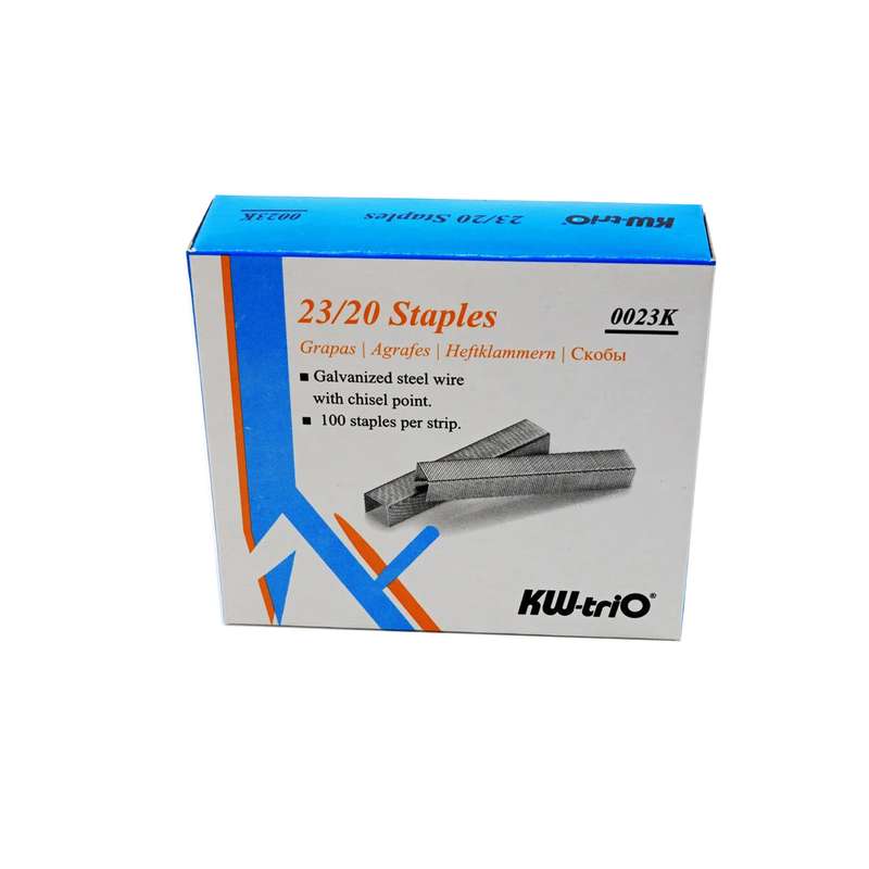 سوزن منگنه کی دبلیو تریو کد 300 سایز 23/20 بسته 1000 عددی