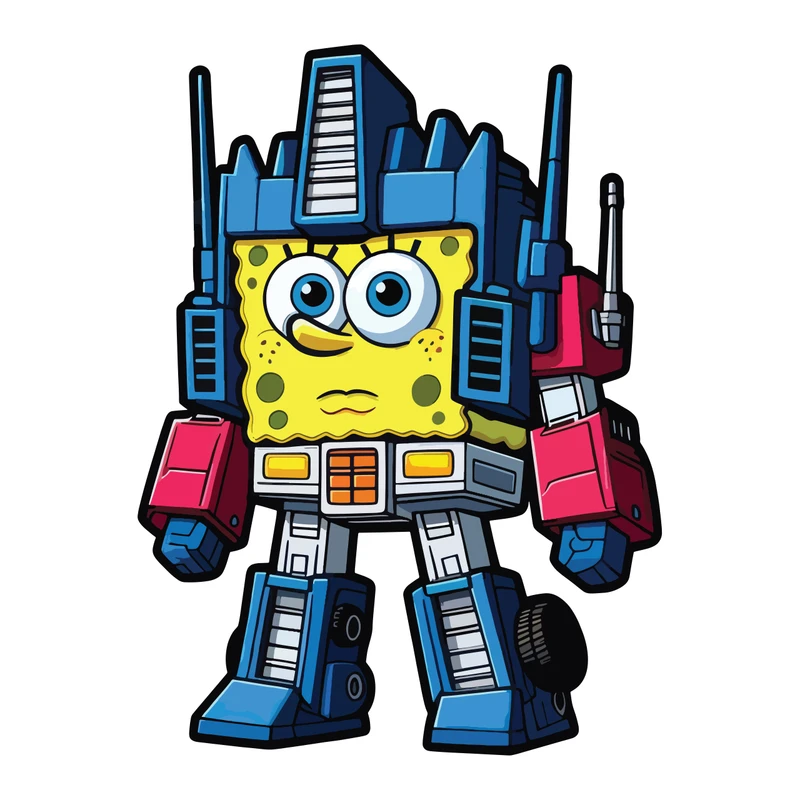 برچسب لپ تاپ پویا مارکت طرح باب کد 3885