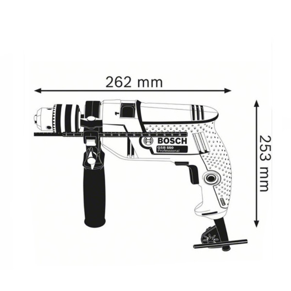 دریل ضربه ای بوش مدل GSB 550