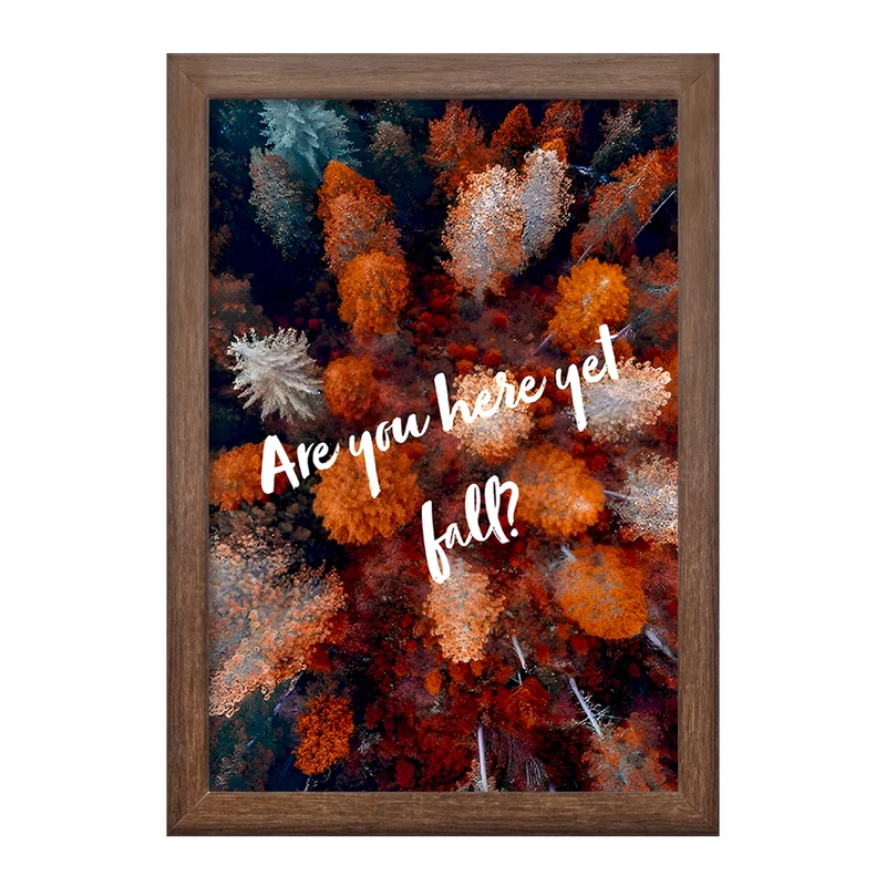 تابلو خندالو طرح پاییز کد F5247